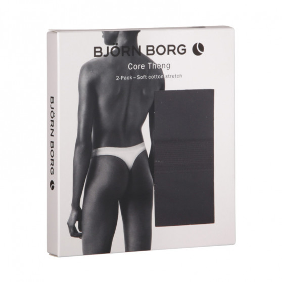 2PACK perizoma donna Bjorn Borg nero (10000162-MP001)