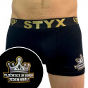 Boxer da uomo Styx / KTV sport gomma nero - gomma nera (GTCK960)