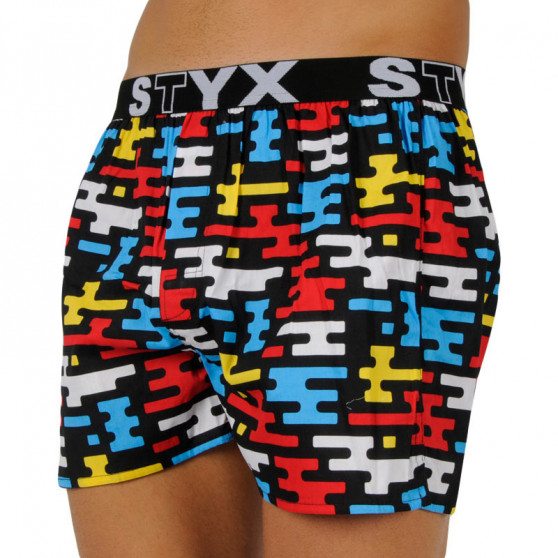 Boxer da uomo Styx arte sport gomma piatta (B1154)