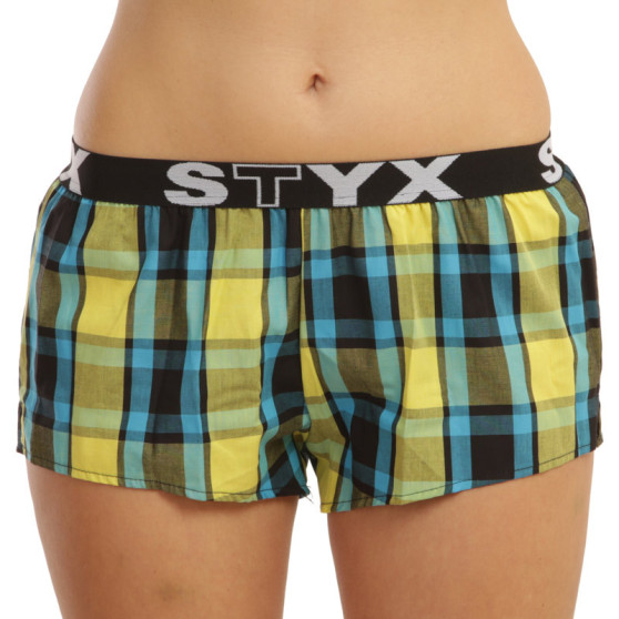 Boxer da donna Styx sportivi elasticizzati multicolore (T825)