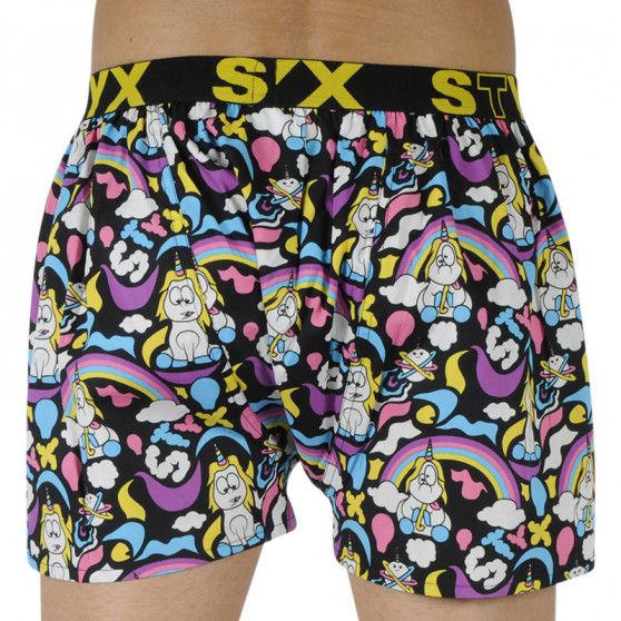 Boxer da uomo Styx arte sport gomma Unicorno (B1158)