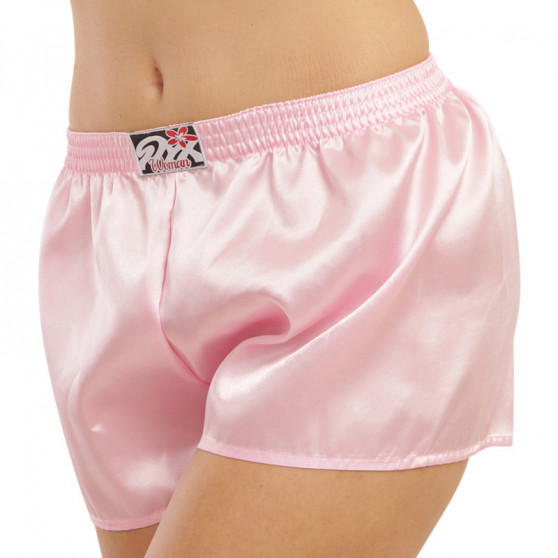 Boxer da donna Styx classic rubber satin pink (L1160)