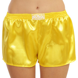 Boxer da donna Styx classic rubber satin yellow (L1068)