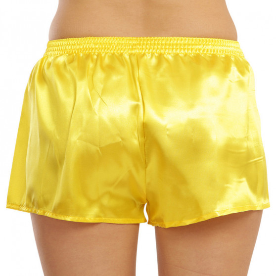 Boxer da donna Styx classic rubber satin yellow (L1068)