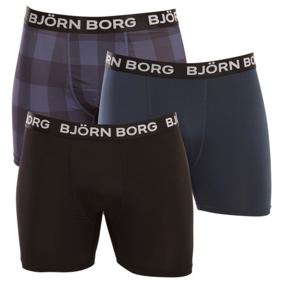 3PACK boxer funzionali da uomo Bjorn Borg multicolore (10000819-MP001)