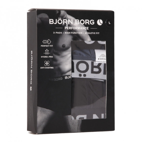 3PACK boxer funzionali da uomo Bjorn Borg multicolore (10000819-MP001)