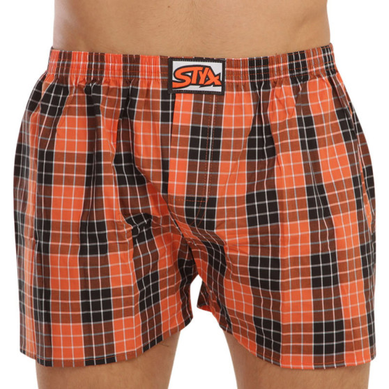 Boxer da uomo Styx classic rubber oversize multicolore (E906)