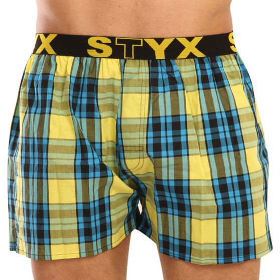 Boxer da uomo Styx sport elastico multicolore (B910)