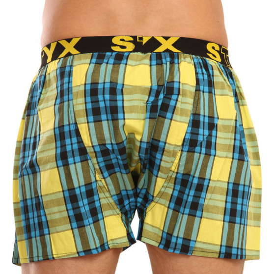 Boxer da uomo Styx sport elastico multicolore (B910)