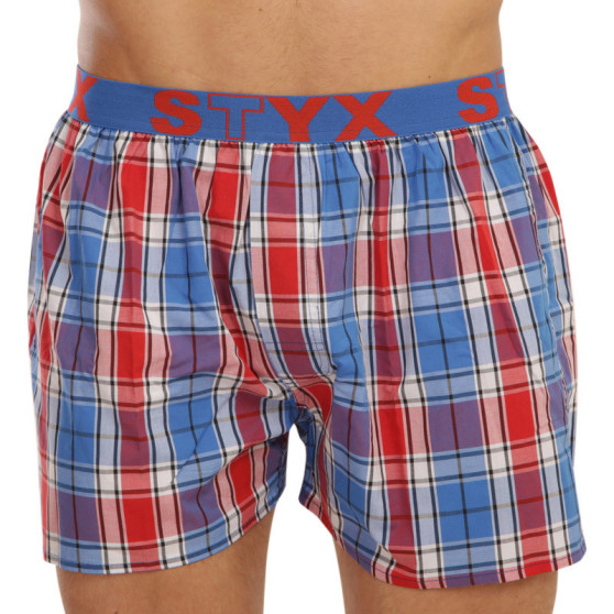 Boxer da uomo Styx sport elastico multicolore (B908)