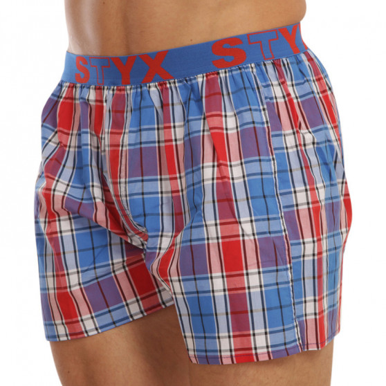 Boxer da uomo Styx sport elastico multicolore (B908)