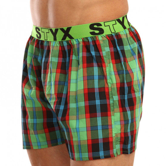 Boxer da uomo Styx sport elastico multicolore (B904)