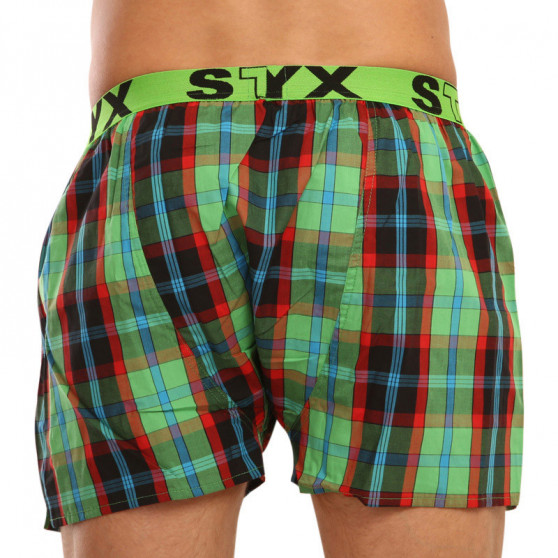 Boxer da uomo Styx sport elastico multicolore (B904)