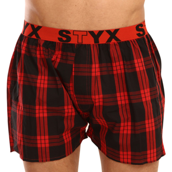 Boxer da uomo Styx sport elastico multicolore (B901)