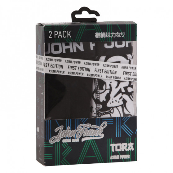 2PACK boxer uomo John Frank multicolore (JF2BTORA04)