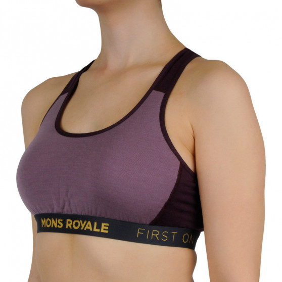 Reggiseno donna Mons Royale bordeaux (100167-1169-946)