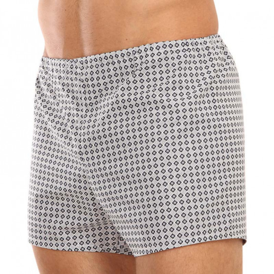 Boxer classici da uomo Foltýn motivo nero beige