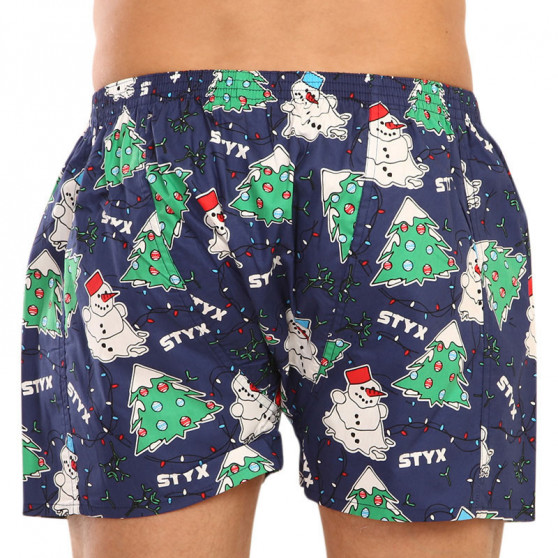 Boxer da uomo Styx art classic rubber oversized christmas (E1450)