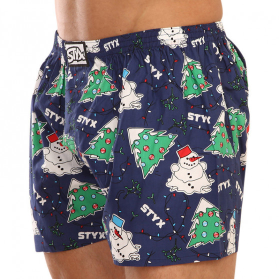 Boxer da uomo Styx art classic rubber oversized christmas (E1450)