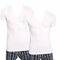 2PACK t-shirt da uomo Calvin Klein bianco (NB1089A-100)