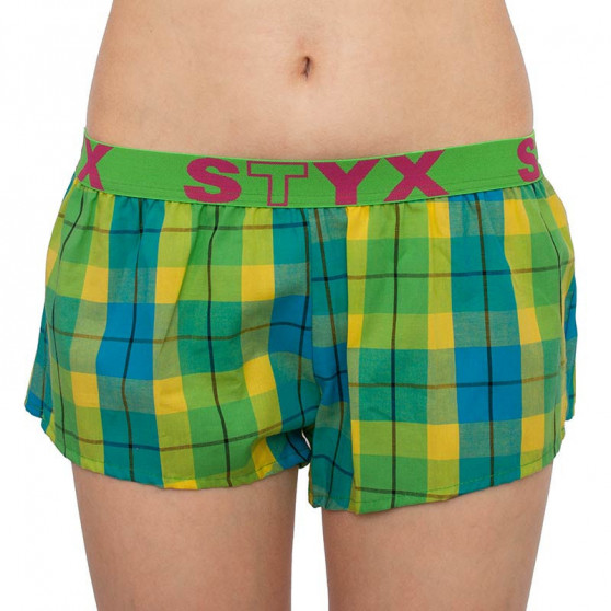 3PACK Boxer da donna Styx sport elastico multicolore (T8132628)