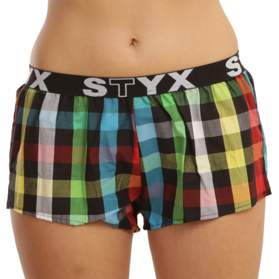 3PACK Boxer da donna Styx sport elastico multicolore (T8132628)