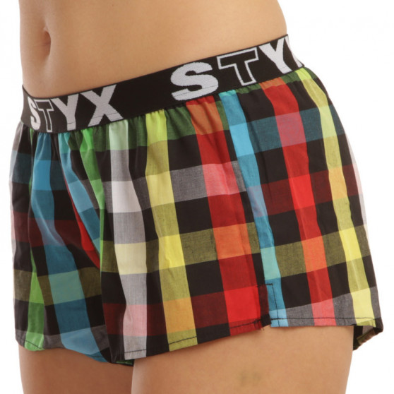 3PACK Boxer da donna Styx sport elastico multicolore (T8132628)