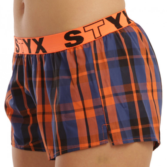 3PACK Boxer da donna Styx sport elastico multicolore (T8132628)