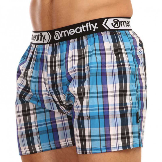 2PACK Boxer da uomo Meatfly multicolore (Bandit - Sea blue)