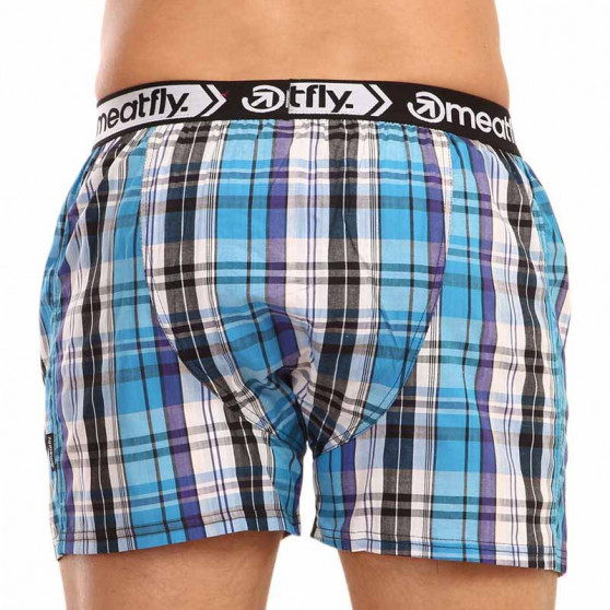 2PACK Boxer da uomo Meatfly multicolore (Bandit - Sea blue)