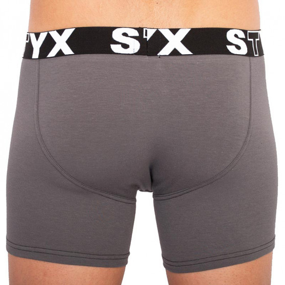 3PACK boxer uomo Styx lungo sportivo elastico multicolore (U9626763)