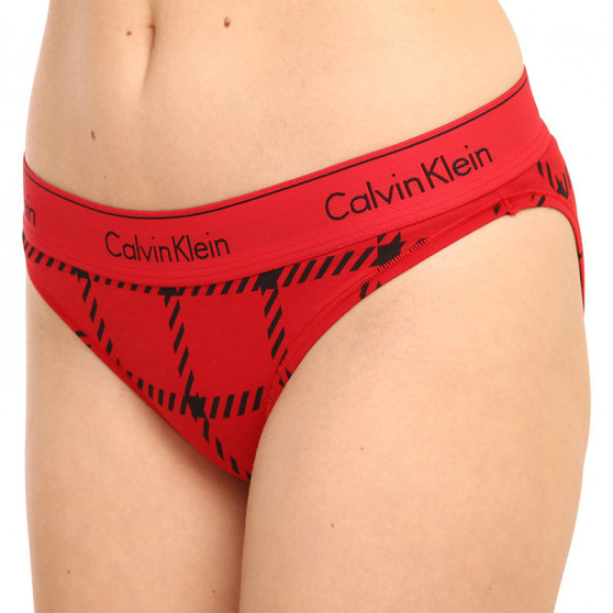 Mutandine da donna Calvin Klein rosso (QF6862E-VGM)