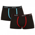 2PACK Boxer da uomo Molvy nero (KP-082-BEU)