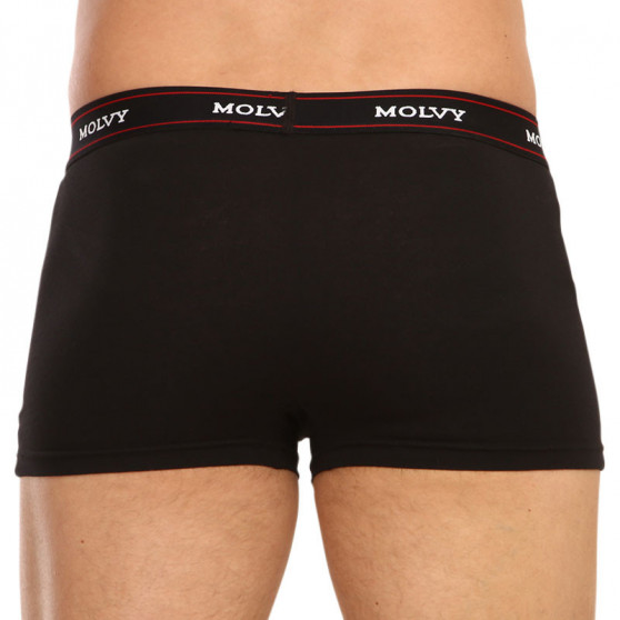 2PACK Boxer da uomo Molvy nero (KP-082-BEU)