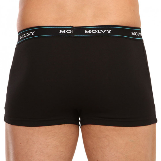 2PACK Boxer da uomo Molvy nero (KP-082-BEU)