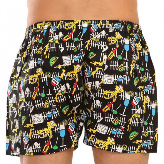 Senza confezione - Boxer da uomo Styx classic elasticizzati multicolore (A1251)