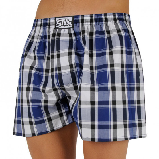 Senza confezione - Boxer da uomo Styx classic elasticizzati multicolore (A905)