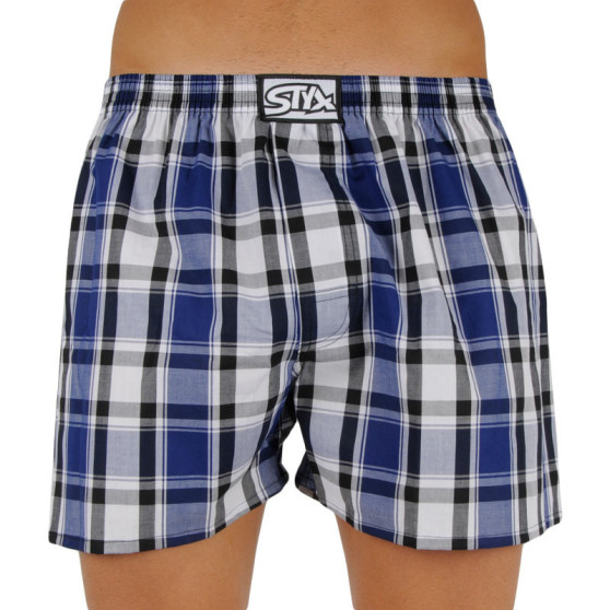 Senza confezione - Boxer da uomo Styx classic elasticizzati multicolore (A905)