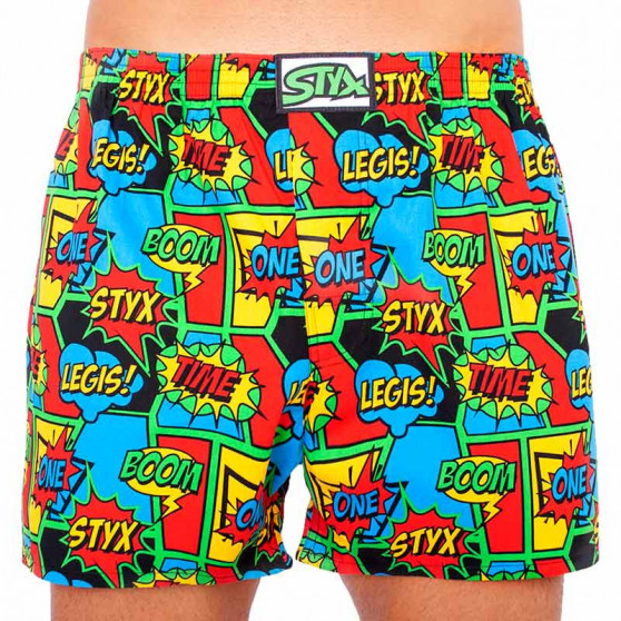 Boxer da uomo art classic rubber e calzini Styx boom (AH955)