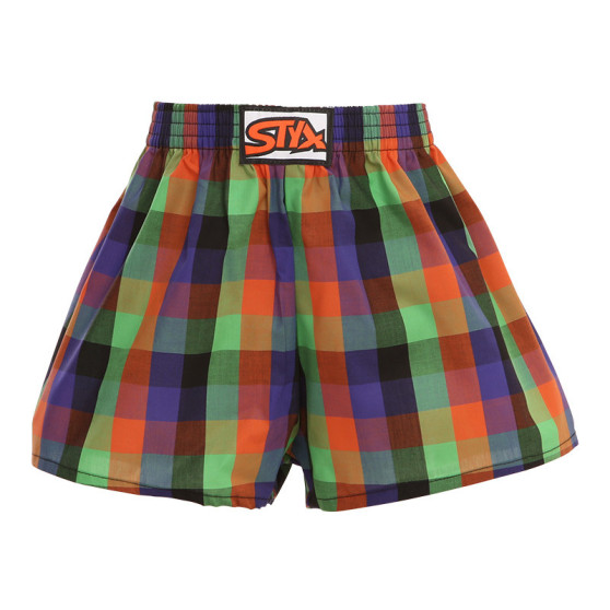 Boxer da bambino Styx classic elasticizzati multicolore (J912)