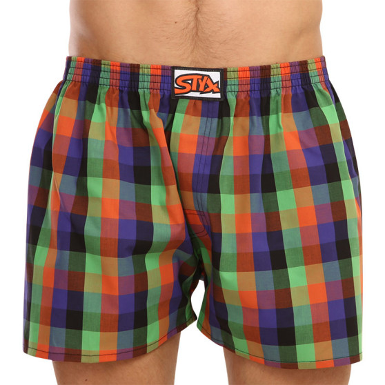 Boxer da uomo Styx classic elasticizzati multicolore (A912)