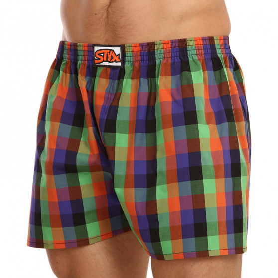 Boxer da uomo Styx classic elasticizzati multicolore (A912)