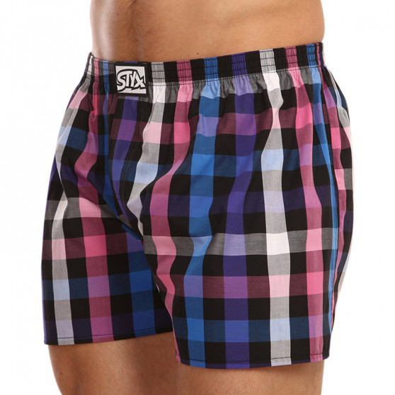 Boxer da uomo Styx classic elasticizzati multicolore (A917)