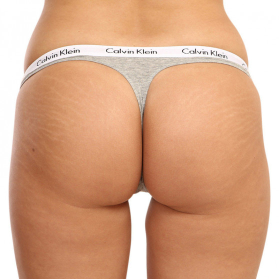 3PACK perizoma donna Calvin Klein oversize multicolore (QD3800E-13X)