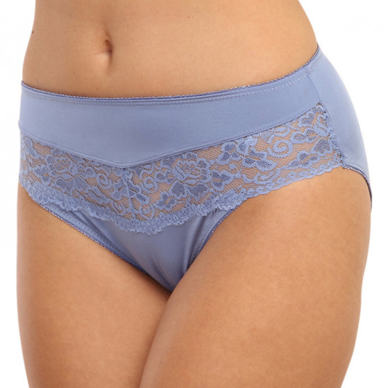 Mutandine da donna Gina blu con pizzo (10121)