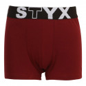 Boxer da bambino Styx sport gomma bordeaux (GJ1060)