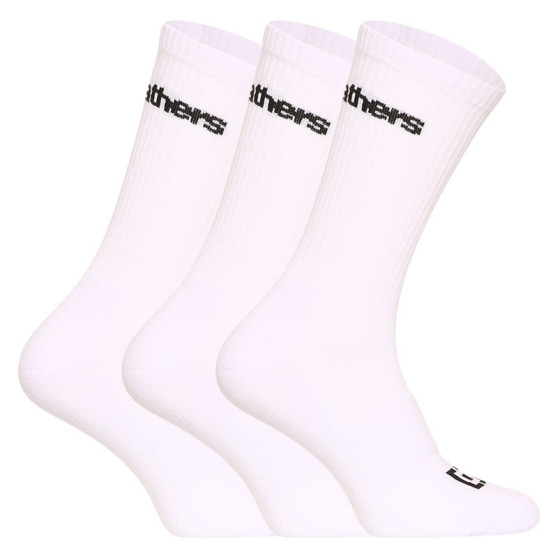 3PACK calzini Horsefeathers bianco (AA1077B)