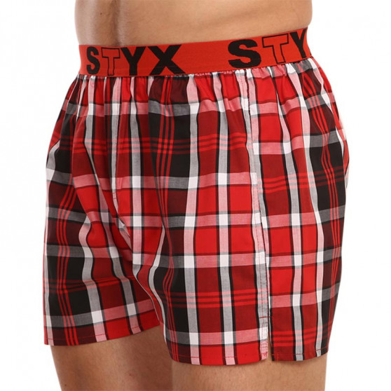 Boxer da uomo Styx sport elastico multicolore (B914)