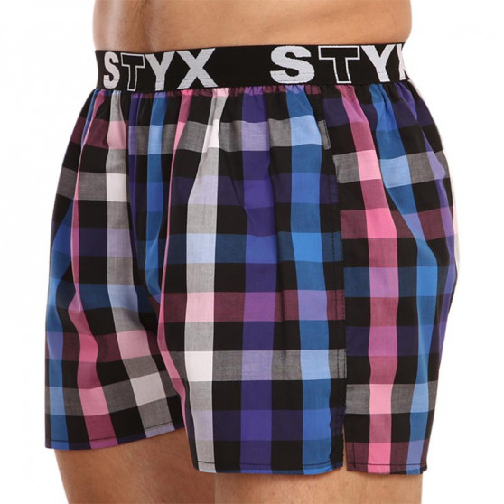 Boxer da uomo Styx sport elastico multicolore (B917)