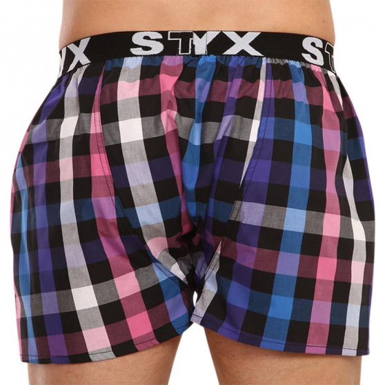 Boxer da uomo Styx sport elastico multicolore (B917)